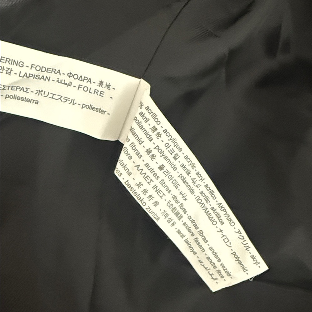 Zara Black Jacket with Gold Trim - Picture 6 of 9